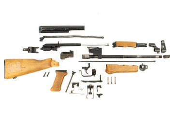 Hungarian AK63F Fixed Stock Parts Kit with Intact Barrel 7.62x39 - Matching Serial Numbers