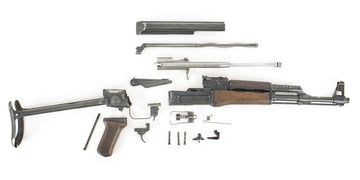 Polish Circle 11 KBK wz. 1961 Underfolder Stock Milled AK Parts Kit with Original Barrel & Matching Numbers #08102