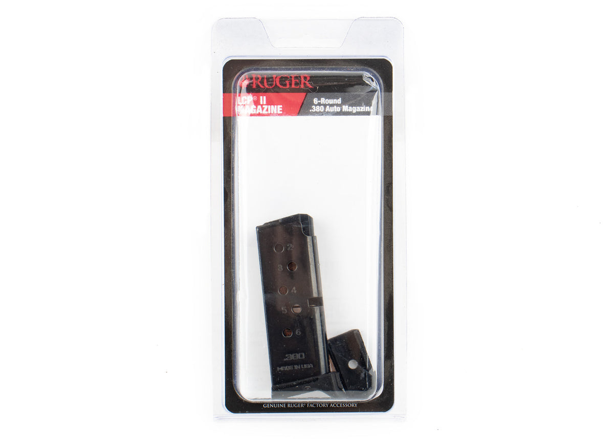Ruger 380 ACP 6rd Ruger LCP II  Blued Extended