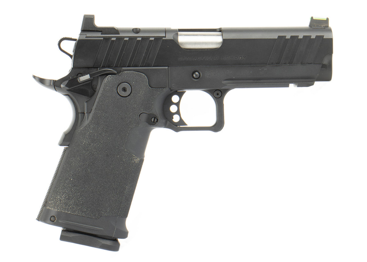 Springfield Armory 1911 DS Prodigy Compact 9mm Luger 20+1 4.25" Match Grade Bull Barrel Black Cerakote Optic Ready Slide Steel Frame