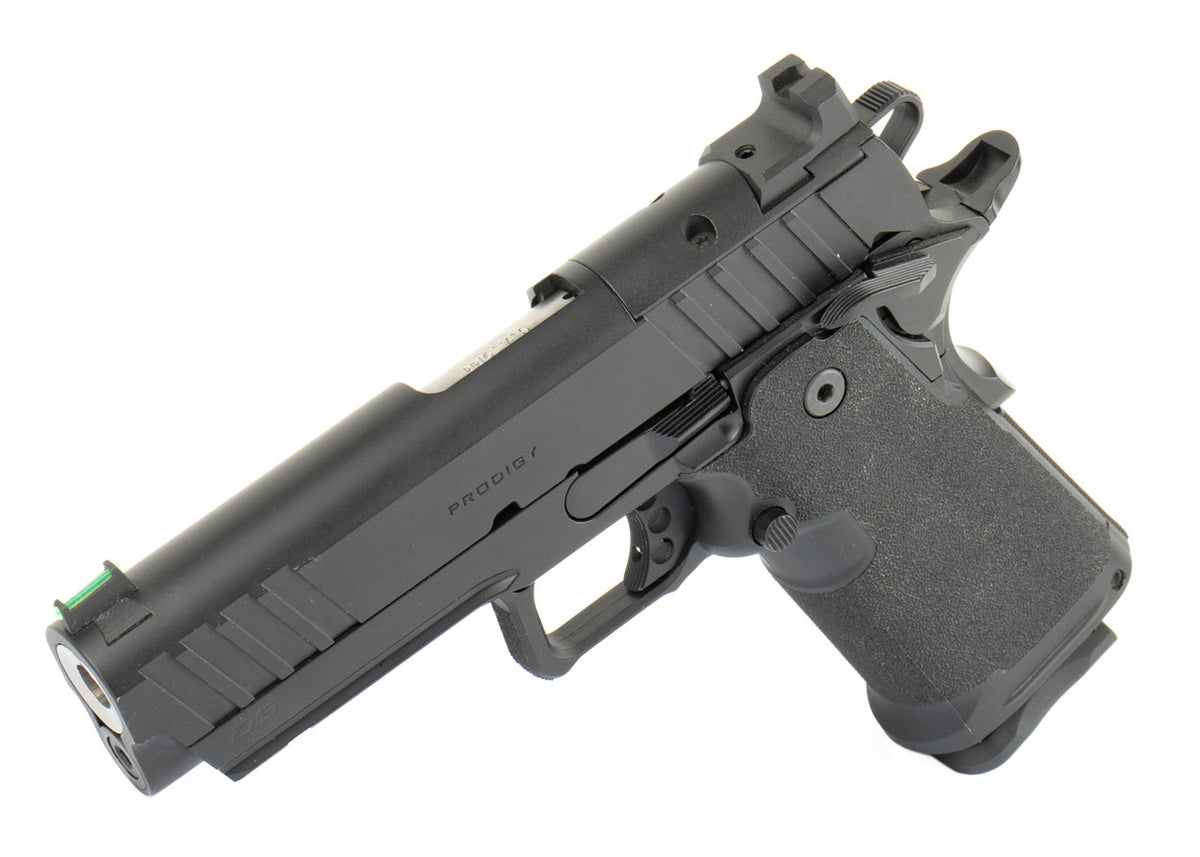 Springfield Armory 1911 DS Prodigy Compact 9mm Luger 20+1 4.25" Match Grade Bull Barrel Black Cerakote Optic Ready Slide Steel Frame