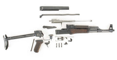 Polish Circle 11 KBK wz. 1962 Underfolder Stock Milled AK Parts Kit with Original Barrel & Matching Numbers #01684