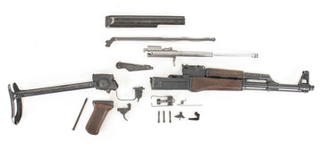 Polish Circle 11 KBK wz. 1959 Underfolder Stock Milled AK Parts Kit with Original Barrel & Non-Matching Numbers #05167
