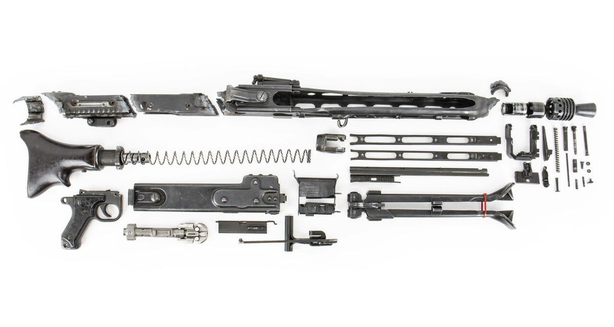 MG42 Parts Kit – WWII Era 7.62x51 NATO (.308) Original German - 12