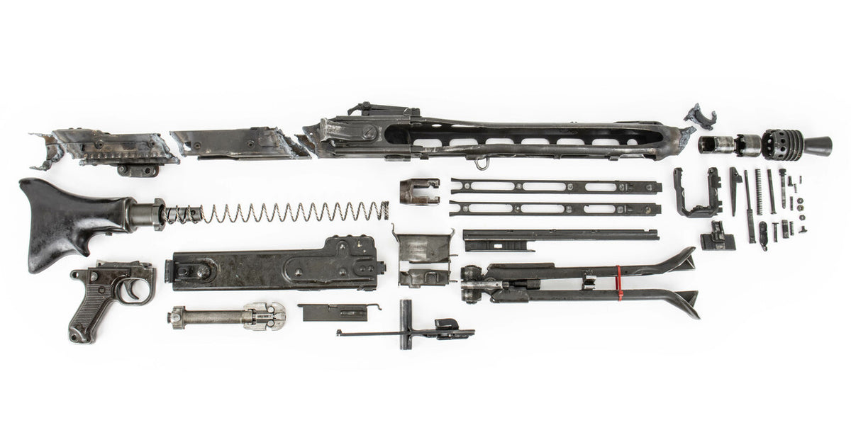 MG42 Parts Kit – WWII Era 7.62x51 NATO (.308) Original German - 54