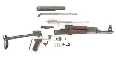 Polish Circle 11 KBK wz. 1962 Underfolder Stock Milled AK Parts Kit with Original Barrel & Matching Numbers #02887
