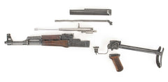 Polish Circle 11 KBK wz. 1962 Underfolder Stock Milled AK Parts Kit with Original Barrel & Matching Numbers #02887