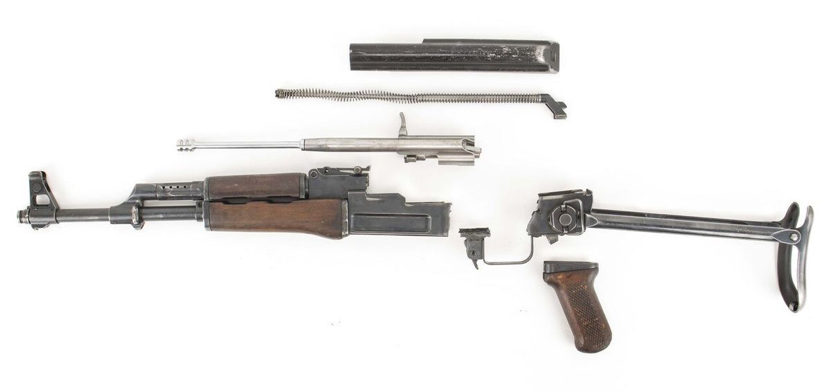 Polish Circle 11 KBK wz. 1961 Underfolder Stock Milled AK Parts Kit with Original Barrel & Matching Numbers #18656
