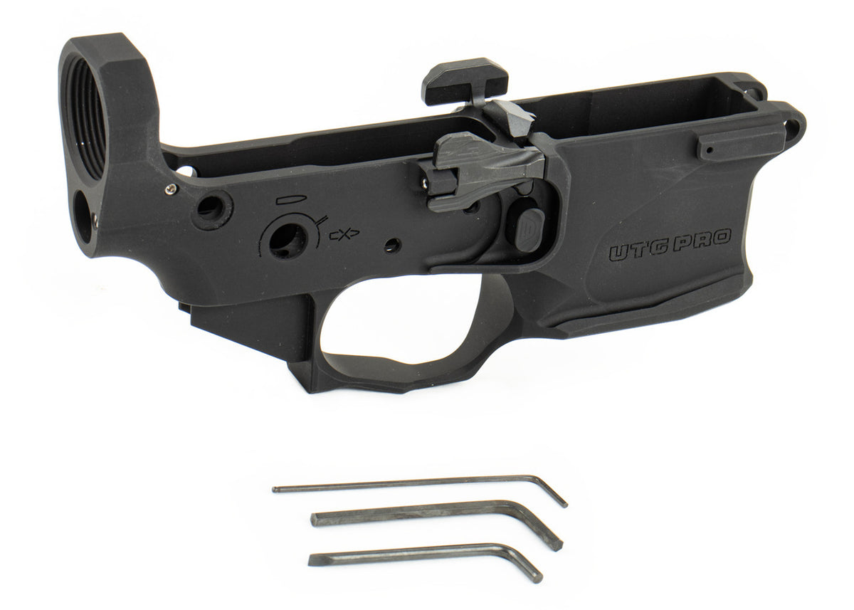 UTG PRO AR15 Ambi Billet Lower Receiver 7075-T6 - Black