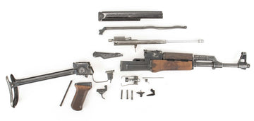 Polish Circle 11 KBK wz. 1958 Underfolder Stock Milled AK Parts Kit with Original Barrel & Non-Matching Numbers #1941