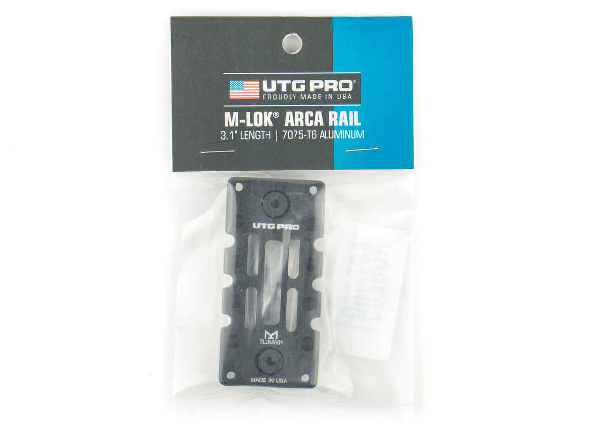 UTG PRO M-LOK Arca Rail 7075-T6 3.1" - Black