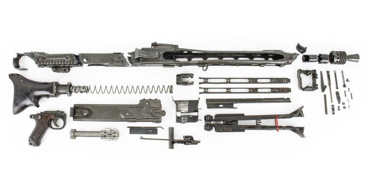 MG42 Parts Kit – WWII Era 7.62x51 NATO (.308) Original German - 57