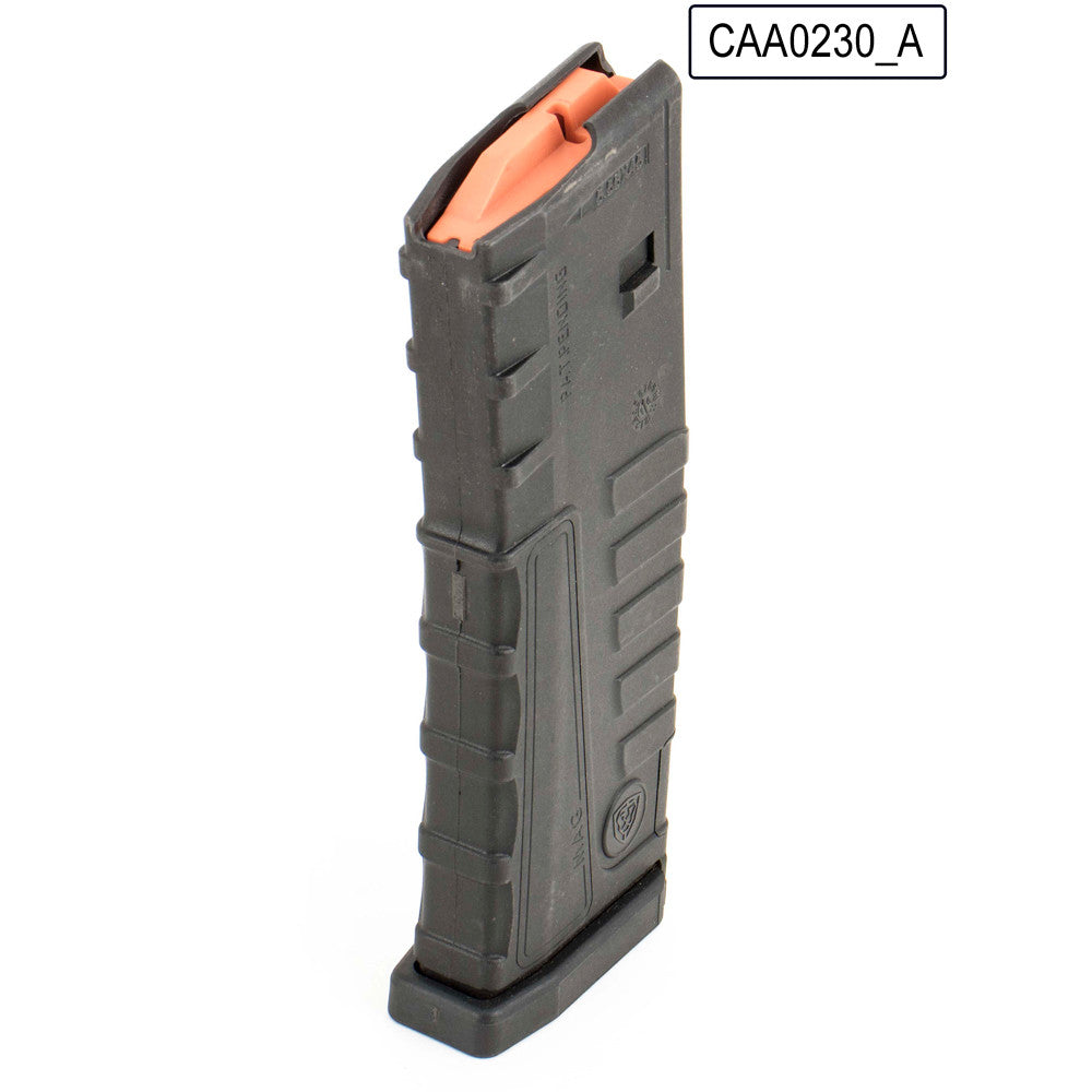 CAA AR-15 30 Round Black Polymer Magazine - Solid Black, No Windows