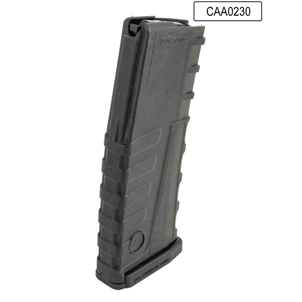 CAA AR-15 30 Round Black Polymer Magazine - Solid Black, No Windows