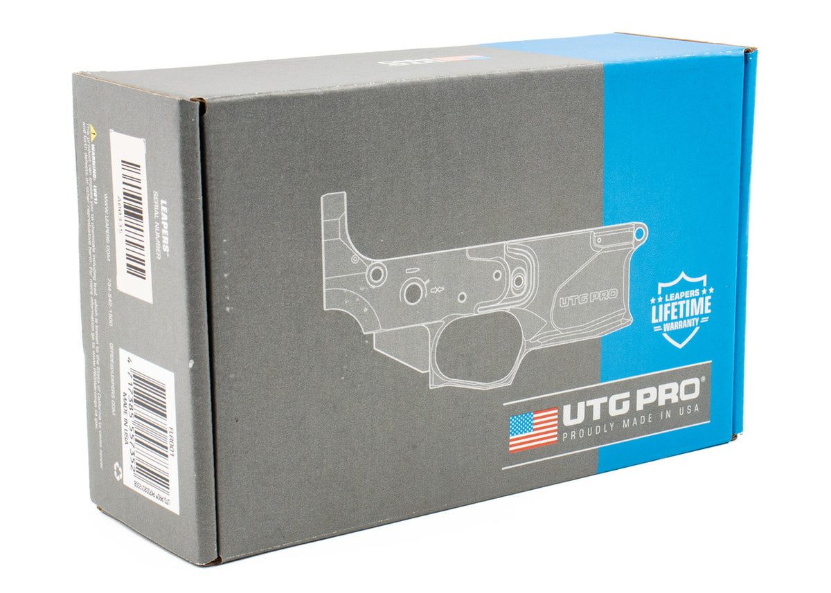 UTG PRO AR15 Billet Lower Receiver 7075-T6 - Black