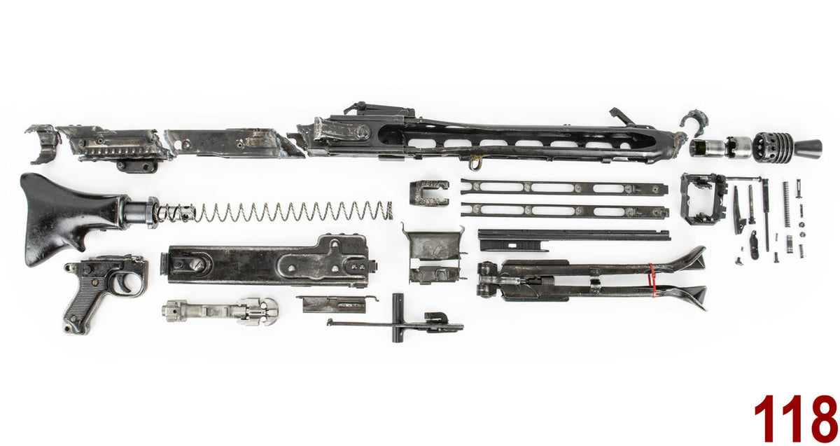 MG42 Parts Kit – WWII Era 7.62x51 NATO (.308) Original German - 118