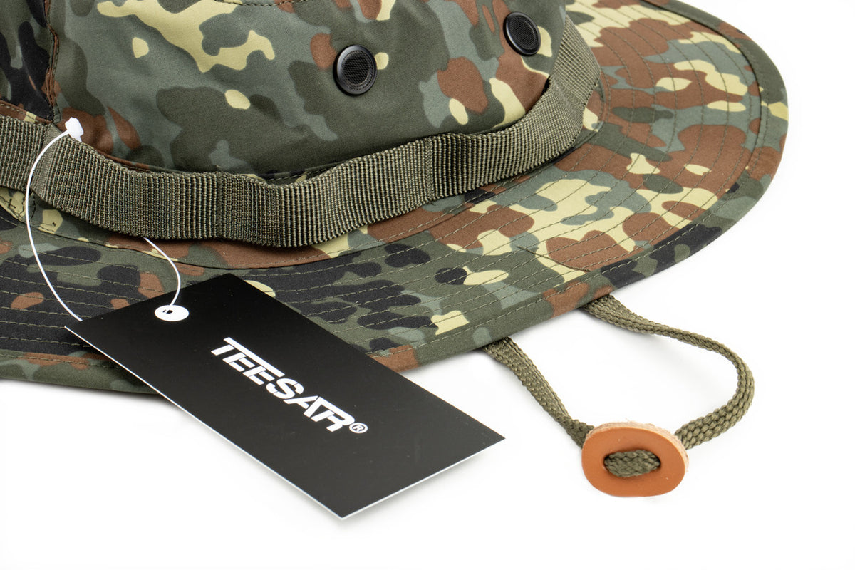 TEESAR® FLECKTARN CAMO TRILAM. BOONIE HAT NEW - XLARGE