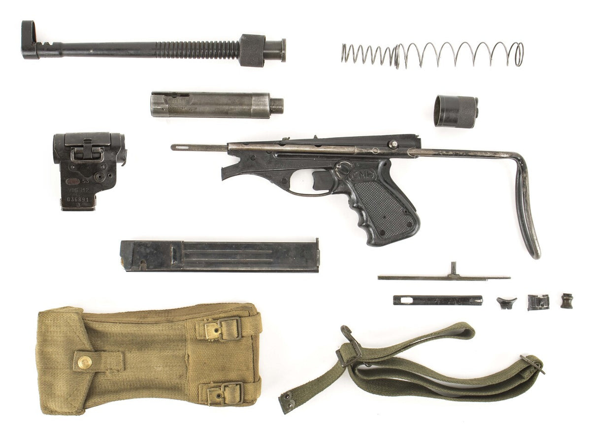 Belgian Vigneron M2 9mm Parts Kit with Intact 12.25" Barrel, 32 Rd Magazine, Pouch & Sling
