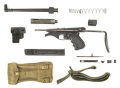Belgian Vigneron M2 9mm Parts Kit with Intact 12.25" Barrel, 32 Rd Magazine, Pouch & Sling