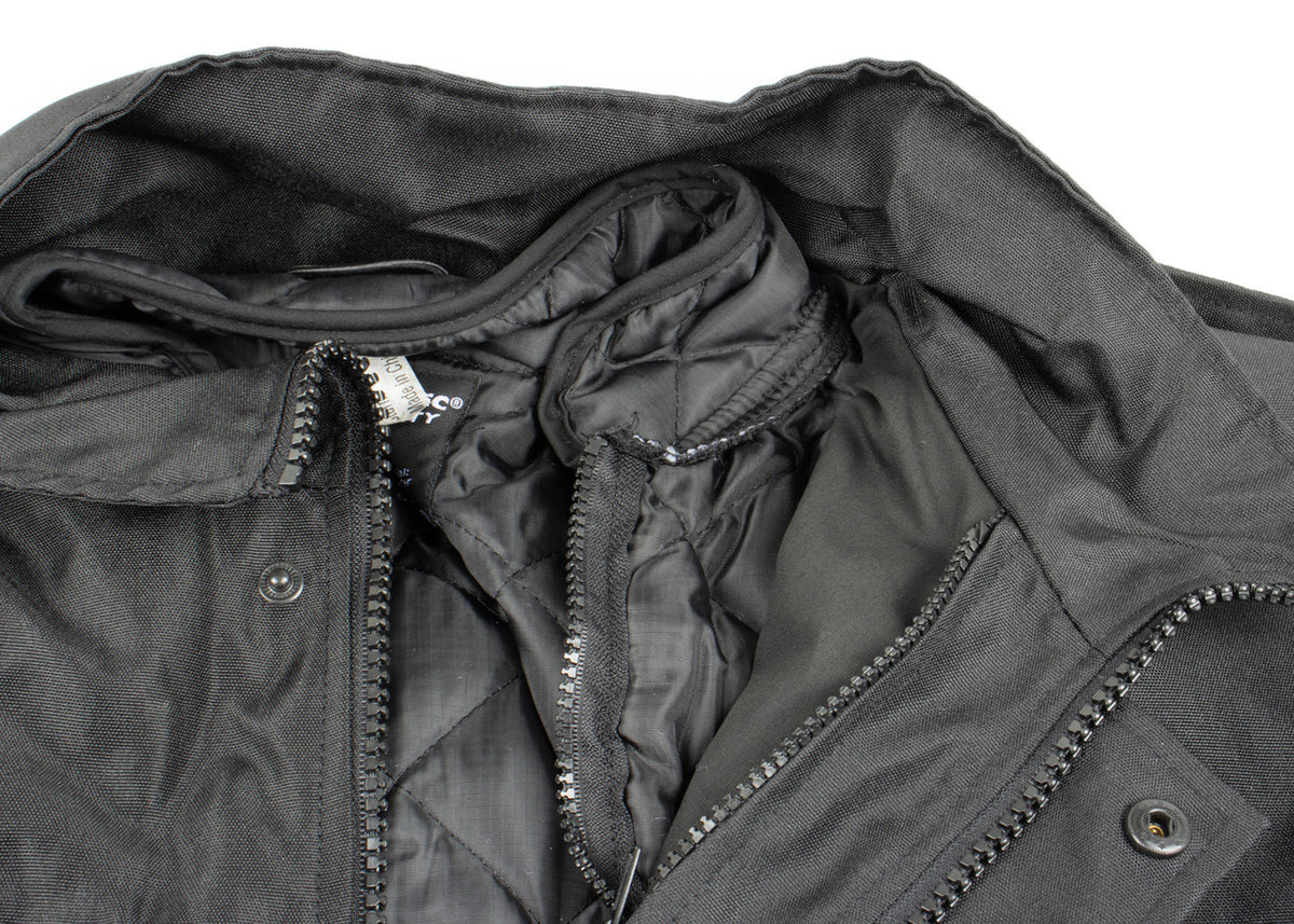 MIL-TEC® BLACK SECURITY JACKET - NEW - LARGE