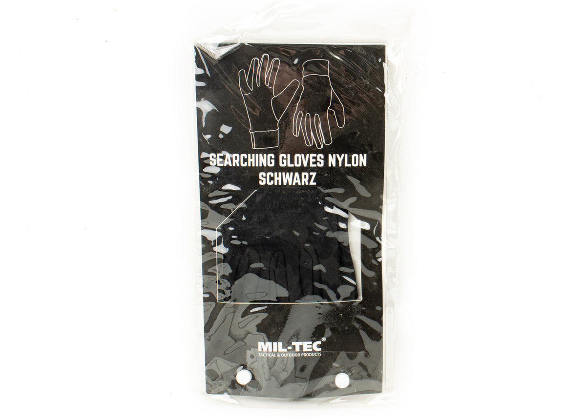 MIL-TEC® Black Nylon Gloves - New X-Large