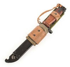 Romanian AIMS74 Type II Complete Bayonet with Scabbard (Very Good Surplus)