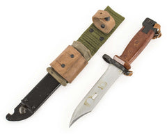 Romanian AIMS74 Type II Complete Bayonet with Scabbard (Very Good Surplus)