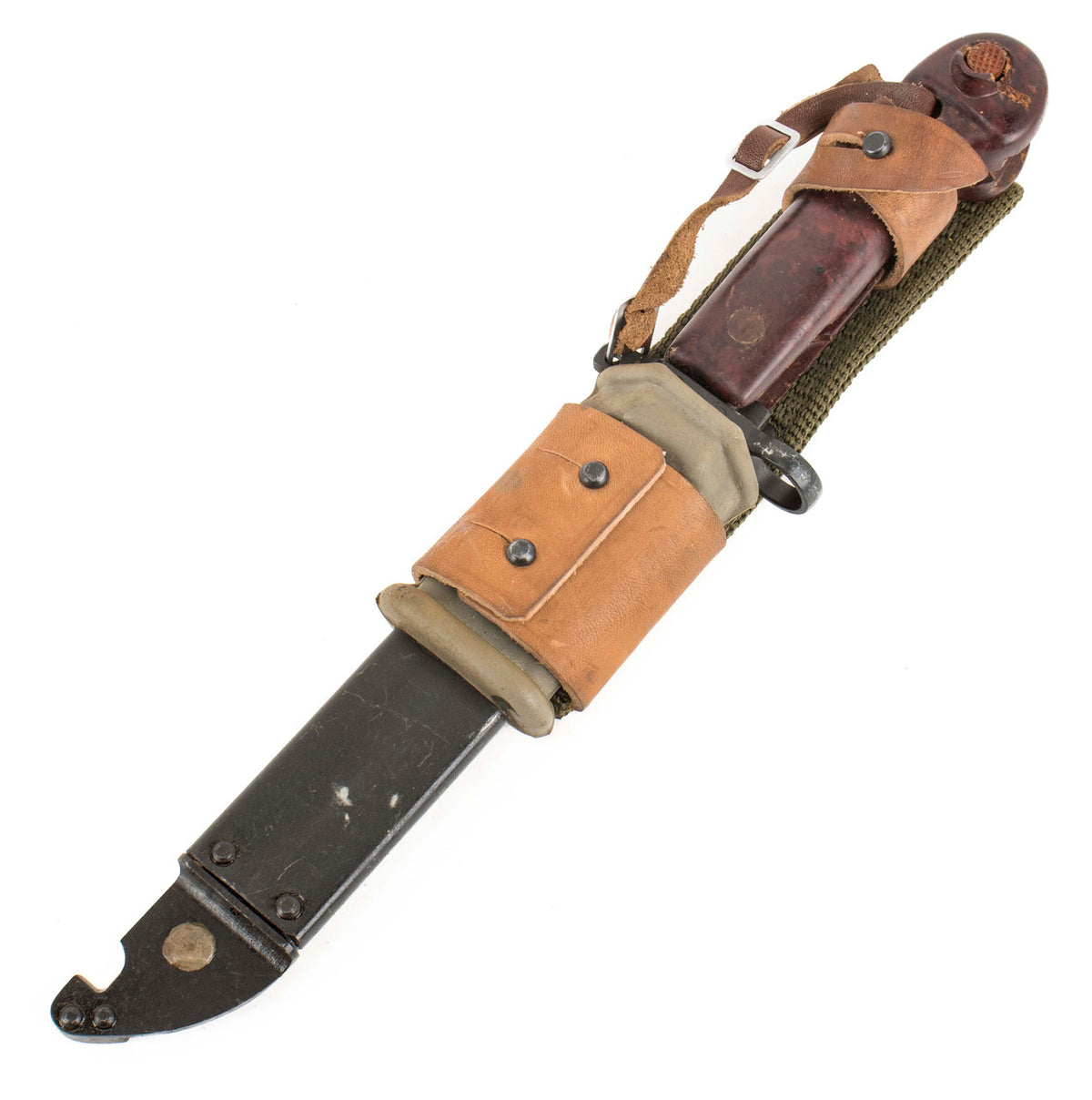 Romanian AK47 Type 1 Complete Bayonet with Scabbard (Very Good Surplus)