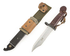 Romanian AK47 Type 1 Complete Bayonet with Scabbard (Very Good Surplus)