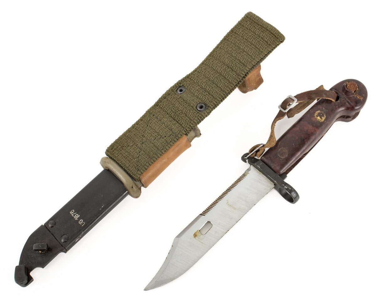 Romanian AK47 Type 1 Complete Bayonet with Scabbard (Very Good Surplus)