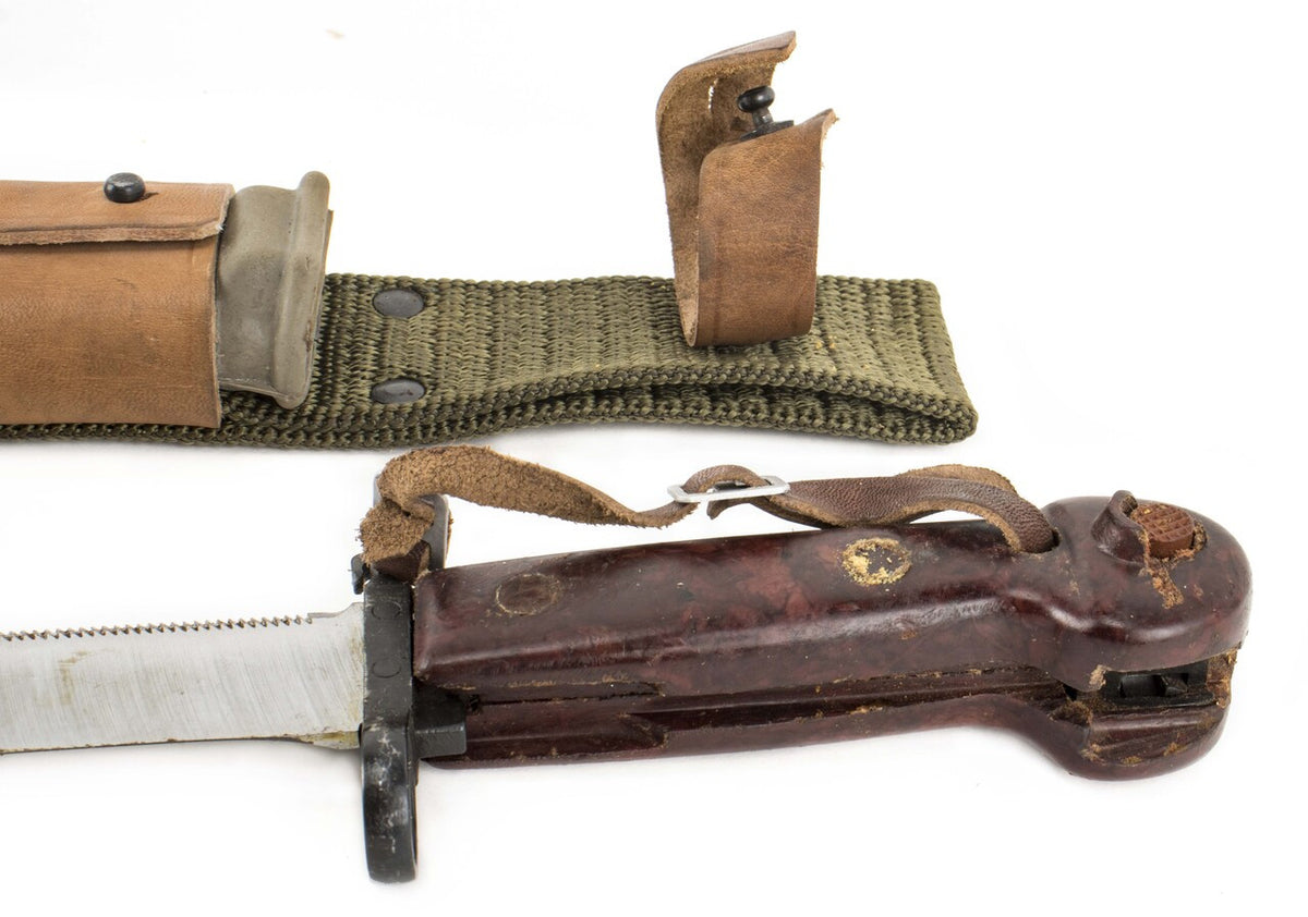 Romanian AK47 Type 1 Complete Bayonet with Scabbard (Very Good Surplus)