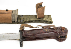 Romanian AK47 Type 1 Complete Bayonet with Scabbard (Very Good Surplus)