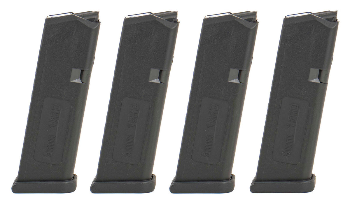 IMG Glock 19 & 26 9mm 15rd Magazine - 4 Pack