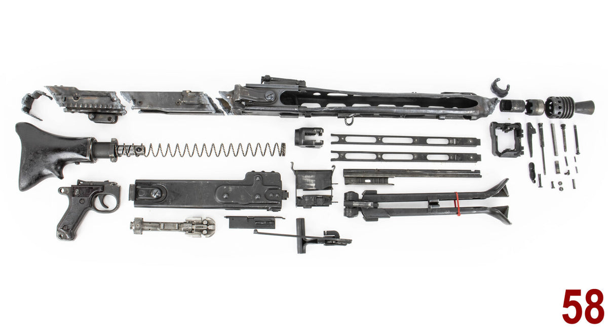 MG42 Parts Kit – WWII Era 7.62x51 NATO (.308) Original German - 58