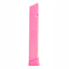 Glock Compatible 9mm 33rd PINK Reinforced Steel Lined Polymer Magazine