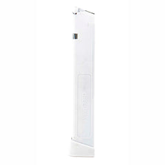 Glock Compatible 9mm 33rd WHITE Reinforced Steel Lined Polymer Magazine