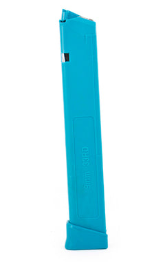 Glock Compatible 9mm 33rd ROBIN'S EGG BLUE Reinforced Steel Lined Polymer Magazine
