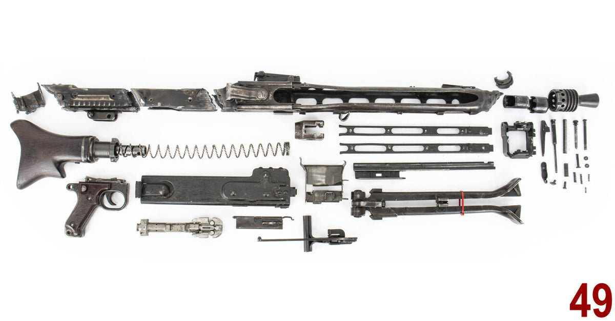 MG42 Parts Kit – WWII Era 7.62x51 NATO (.308) Original German - 49