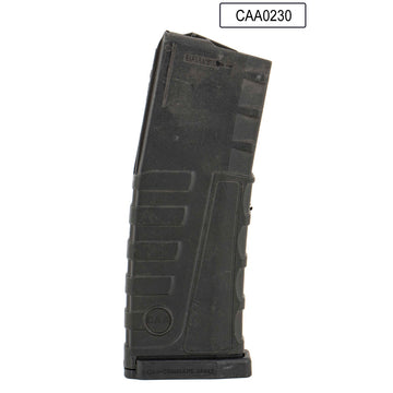 CAA AR-15 30 Round Black Polymer Magazine - Solid Black, No Windows