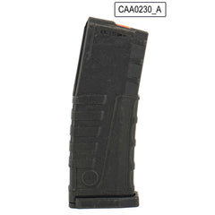 CAA AR-15 30 Round Black Polymer Magazine - Solid Black, No Windows