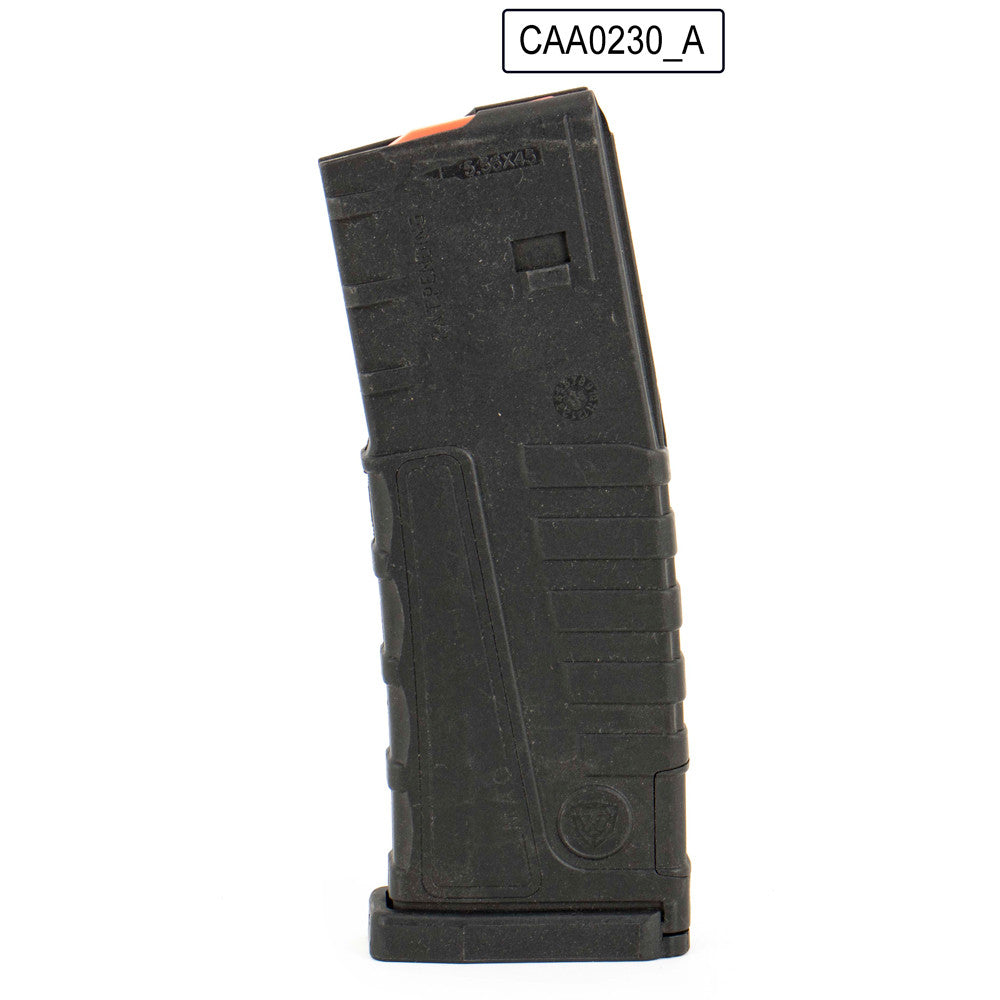 CAA AR-15 30 Round Black Polymer Magazine - Solid Black, No Windows