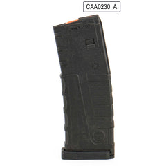 CAA AR-15 30 Round Black Polymer Magazine - Solid Black, No Windows