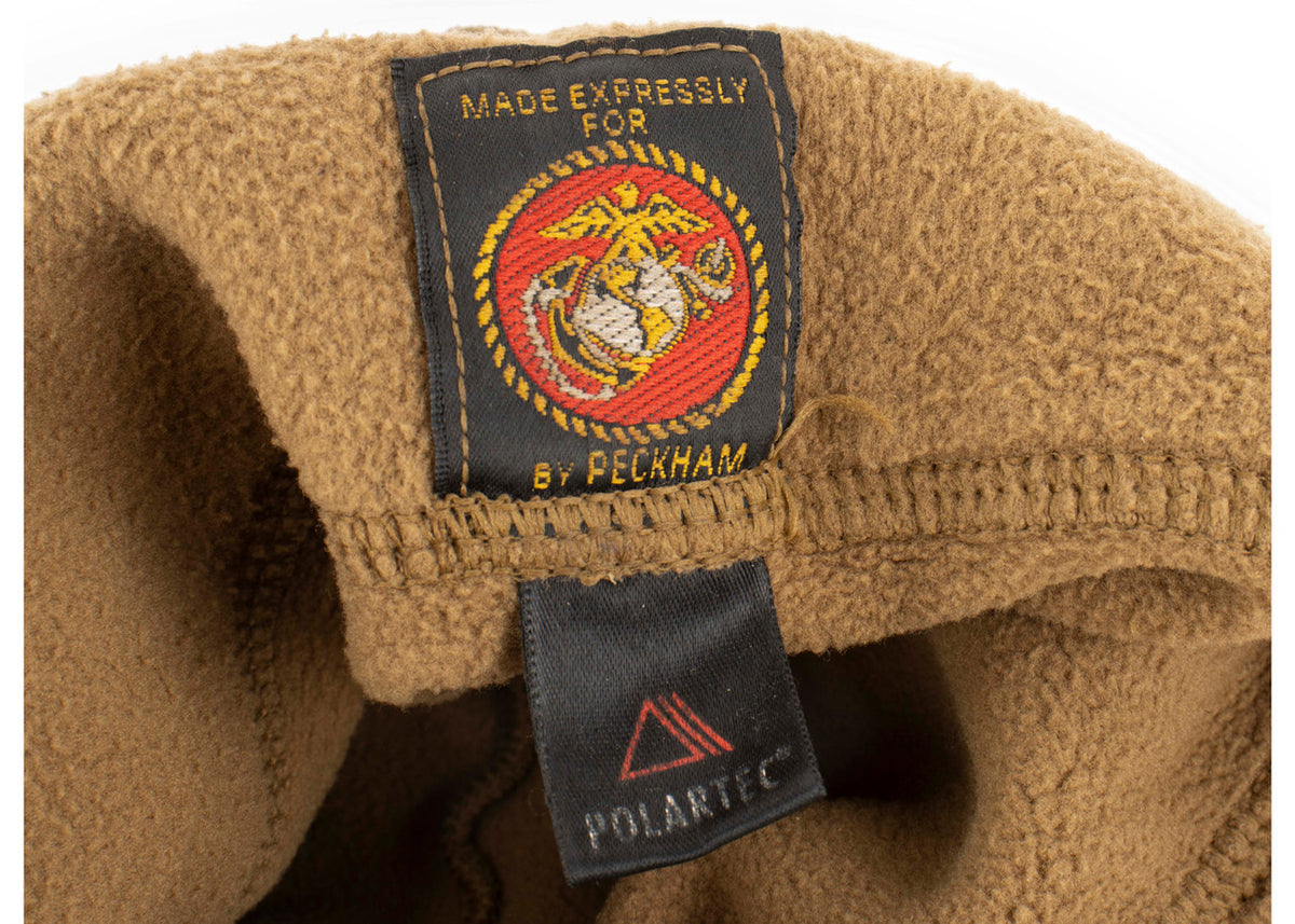 USMC Issue Polartec® Micro-Fleece Coyote Beanie - Surplus