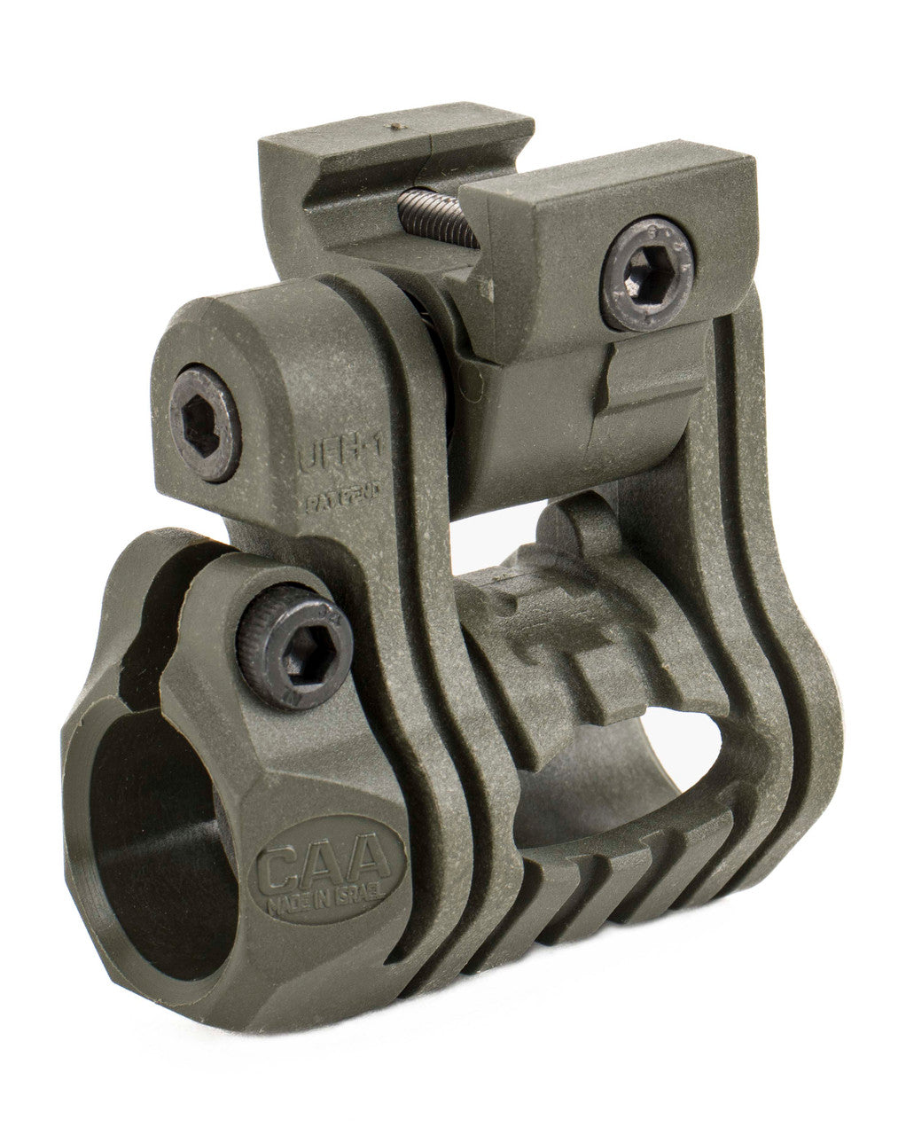 CAA 5 Position Flashlight / Laser Mount - 0.71" - 0.81" Diameter - OD Green