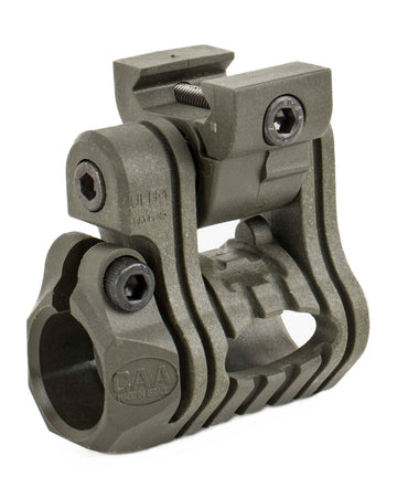CAA 5 Position Flashlight / Laser Mount - 0.71" - 0.81" Diameter - OD Green