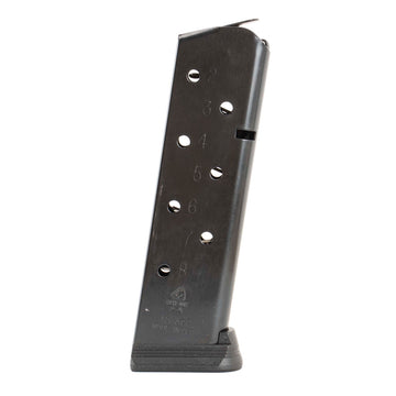 Check-Mate 8rd .45 Auto Stainless Steel Black Steel Magazine