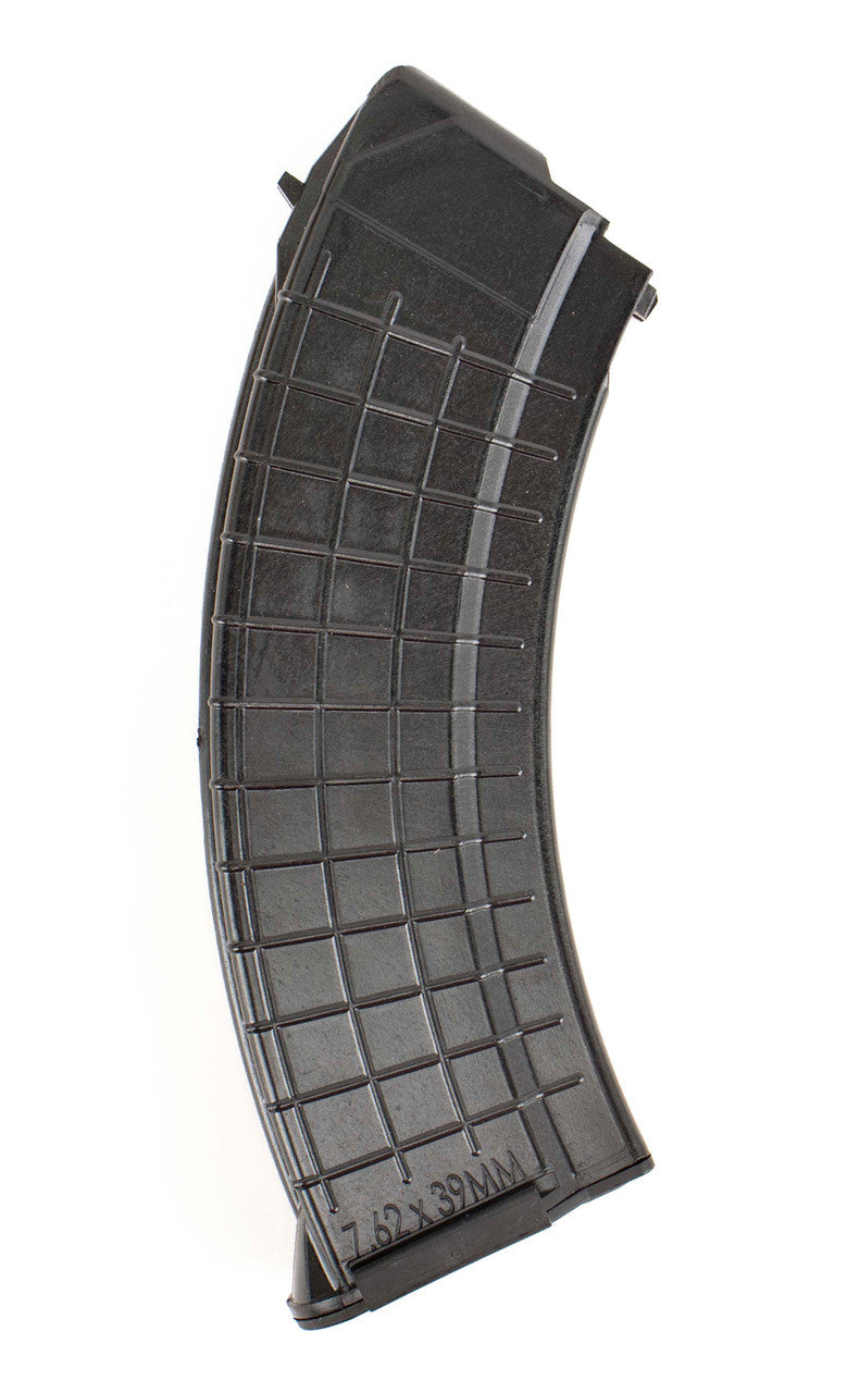 Polish AK-47 30rd Waffle Pattern 7.62x39 Black Polymer Magazine