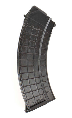 Polish AK-47 30rd Waffle Pattern 7.62x39 Black Polymer Magazine