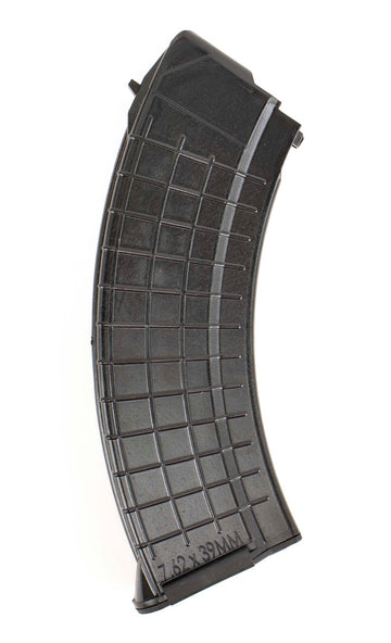 Polish AK-47 30rd Waffle Pattern 7.62x39 Black Polymer Magazine
