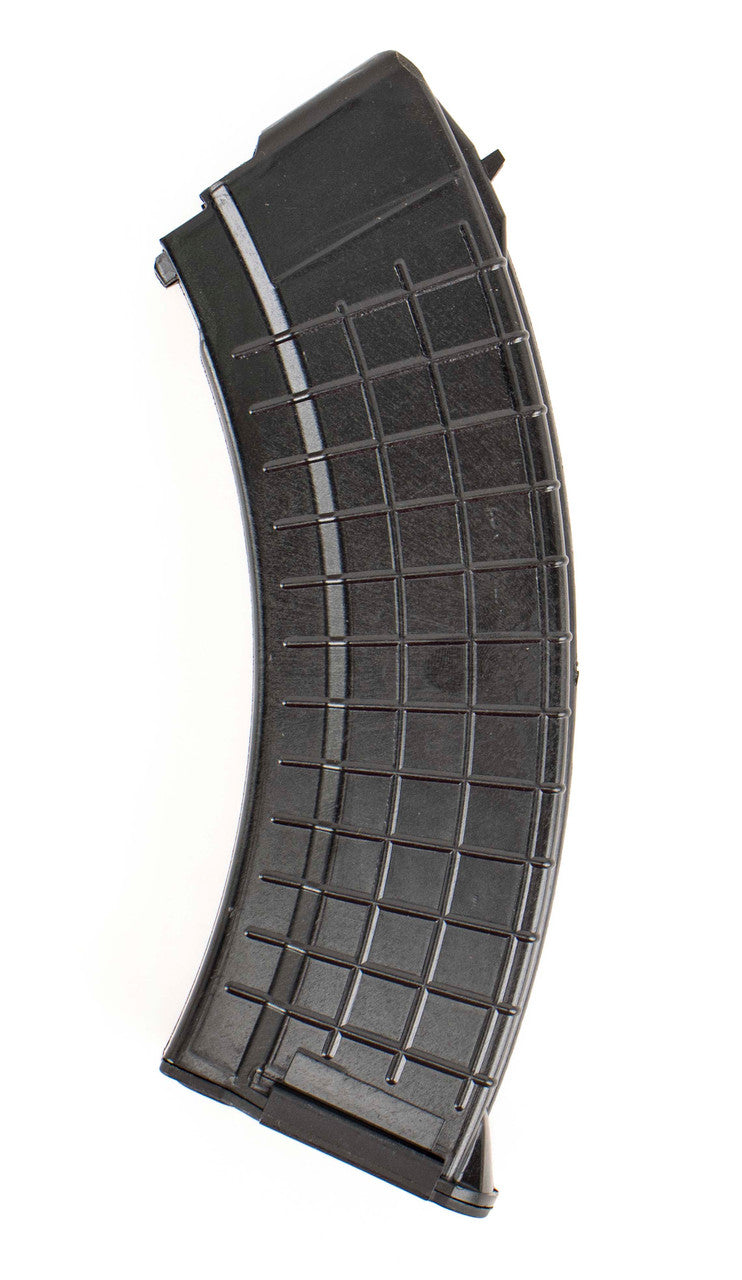 Polish AK-47 30rd Waffle Pattern 7.62x39 Black Polymer Magazine